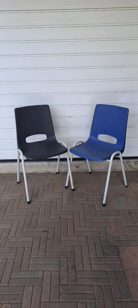 Vintage kantine, keuken stoelen, Ophalen, Gebruikt, Twee, Overige kleuren