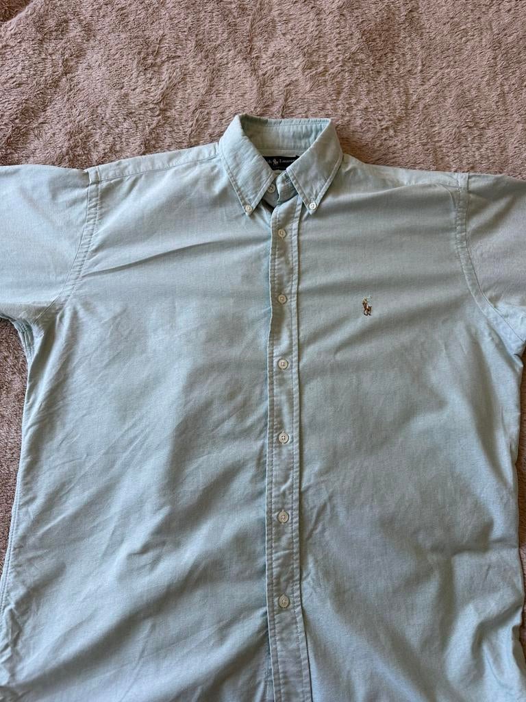 Ralph Lauren Groen Shirt | Top Conditie | Maat L, Ophalen of Verzenden, Zo goed als nieuw, Groen, Halswijdte 41/42 (L)