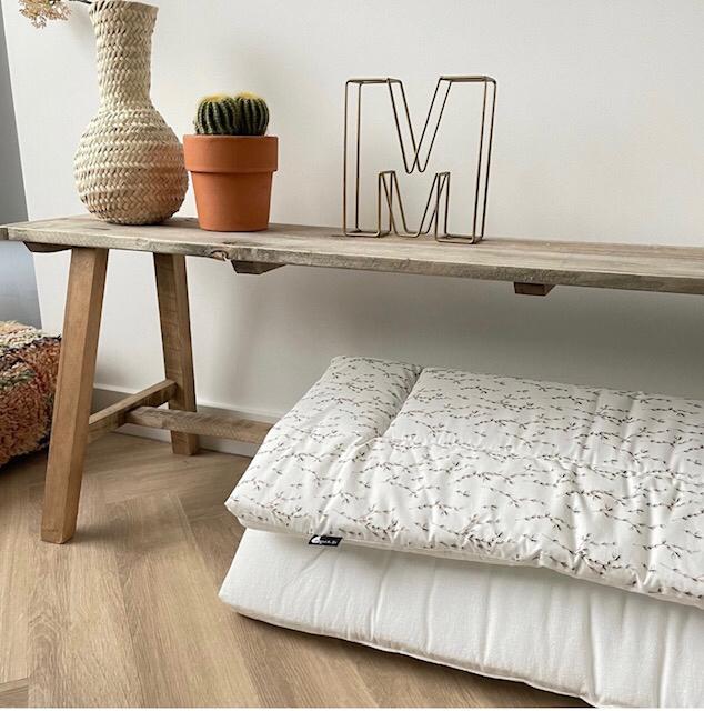 Boxkleed 100 x 80 cm Wilgenkatjes print (nieuw)., Ophalen of Verzenden, Nieuw, Boxkleed