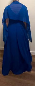 Galajurk blauw, Kleding | Dames, Gelegenheidskleding, Galajurk, Blauw, Ophalen of Verzenden, Zo goed als nieuw
