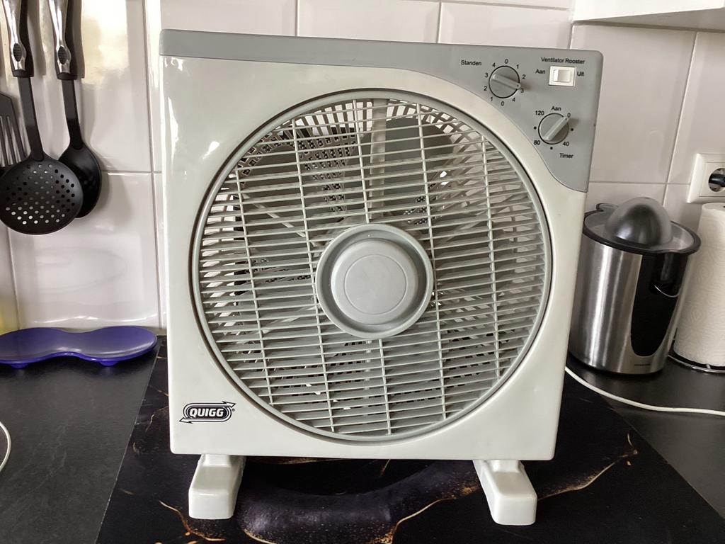 QUIGG Ventilator met meerdere standen en timer, Ophalen, Gebruikt, Tafelventilator