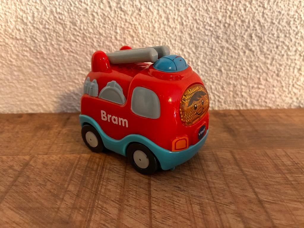 Vtech Toet Toet auto's Bram Brandweer in PRIMA staat., Ophalen of Verzenden, Gebruikt, 6 maanden tot 2 jaar