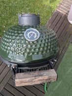 Kamado BBQ Groen - Compleet met onderstel en thermometer, Tuin en Terras, Houtskoolbarbecues, Ophalen of Verzenden, Gebruikt, Onbekend