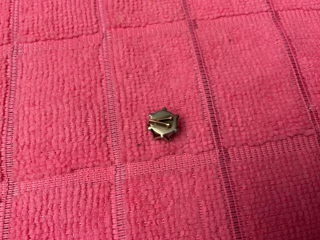 Pandora Bedel Trommel met Gouden stokjes, Sieraden, Tassen en Uiterlijk, Bedels, Verzenden, Zo goed als nieuw, Zilver, Pandora