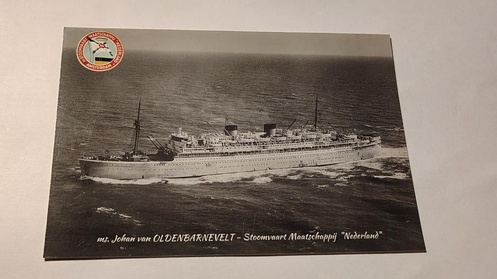 Schepen OPLAGE SLECHTS 10 ex. ms. Johan van OLDENBARNEVELT, Verzamelen, Ophalen of Verzenden, 1980 tot heden, Voertuig