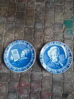 Twee Hollandse Delfts Blauwe Borden, Antiek en Kunst, Ophalen of Verzenden
