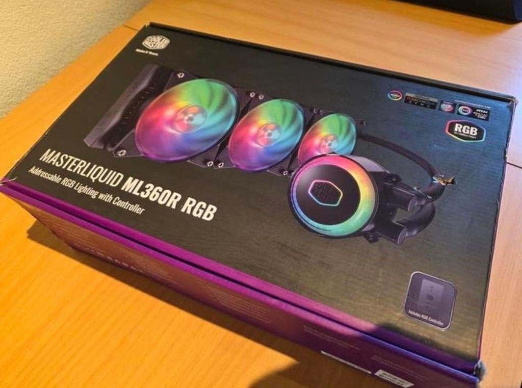 Cooler Master MasterLiquid ML360R RGB waterkoeling, Computers en Software, Computerkoelers, Ophalen of Verzenden