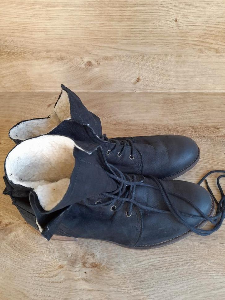 Zwarte laarsjes maat 41 Manfield, Kleding | Dames, Schoenen, Zwart, Verzenden