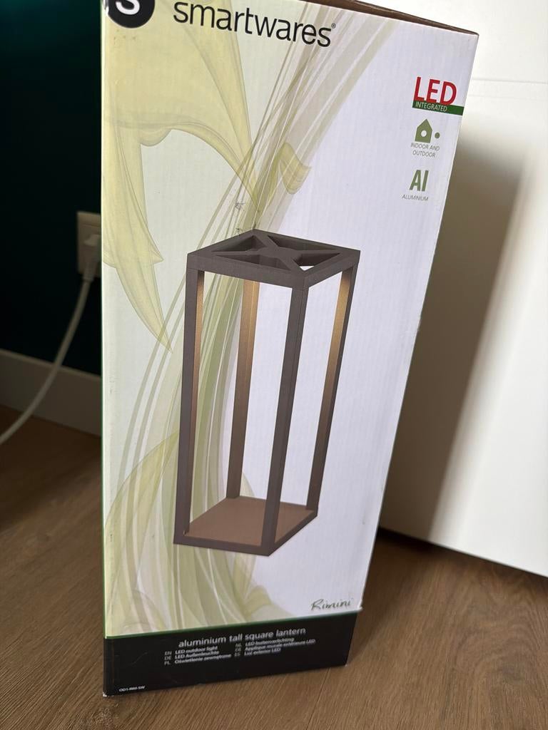 2x Aluminium LED Lamp Binnen & Buiten - Smartwares Rivini, Ophalen of Verzenden, Nieuw