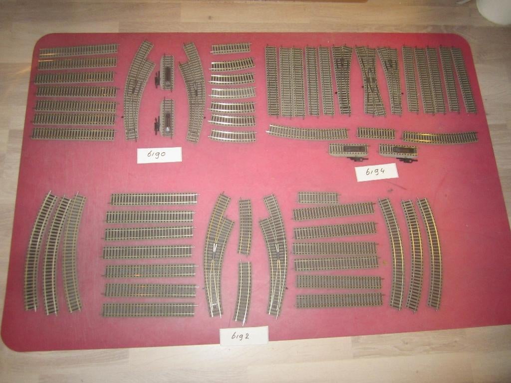 fleischmann profi rails 6190/6192/6194 uitbreiding sets, Hobby en Vrije tijd, Modeltreinen | H0, Gelijkstroom, Fleischmann, Rails