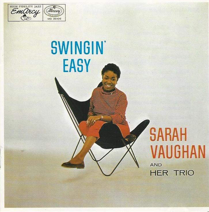 Sarah Vaughan And Her Trio ‎– Swingin' Easy = 3,99, Cd's en Dvd's, Cd's | Jazz en Blues, Zo goed als nieuw, Jazz, 1980 tot heden