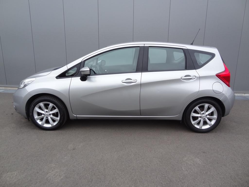 Nissan Note 1.2 DIG-S | NAVI | TREKHAAK | CRUISE | CLIMATE |, Euro 5, Stof, Gebruikt, Zwart