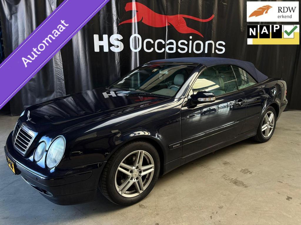 Mercedes CLK-klasse Cabrio 200 Elegance Leder automaat,airco, Auto's, Mercedes-Benz, Automaat, 1998 cc, Achterwielaandrijving