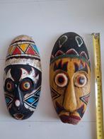 2 houten maskers, Ophalen of Verzenden, Dier