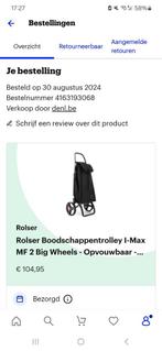 Rolser Boodschappentrolley, Ophalen