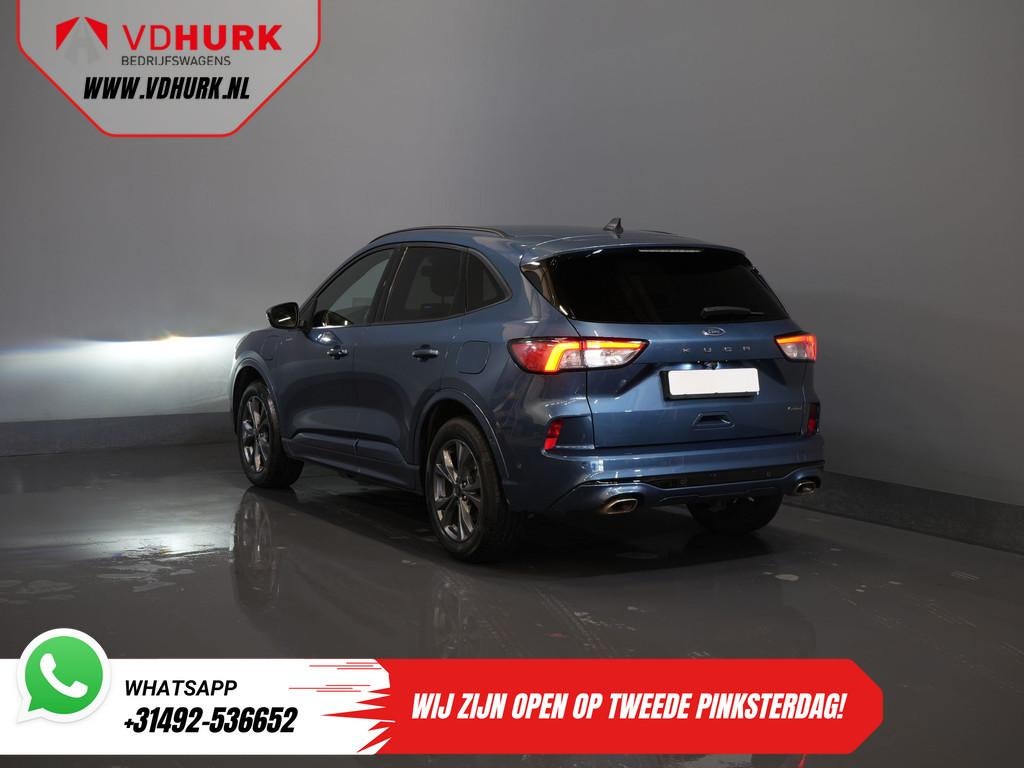 Ford Kuga 2.5 PHEV 225 pk ST-Line LED/ Head-Up/ Adapt.cruise, Auto's, Ford, 14 kWh, Gebruikt, 4 cilinders, Blauw