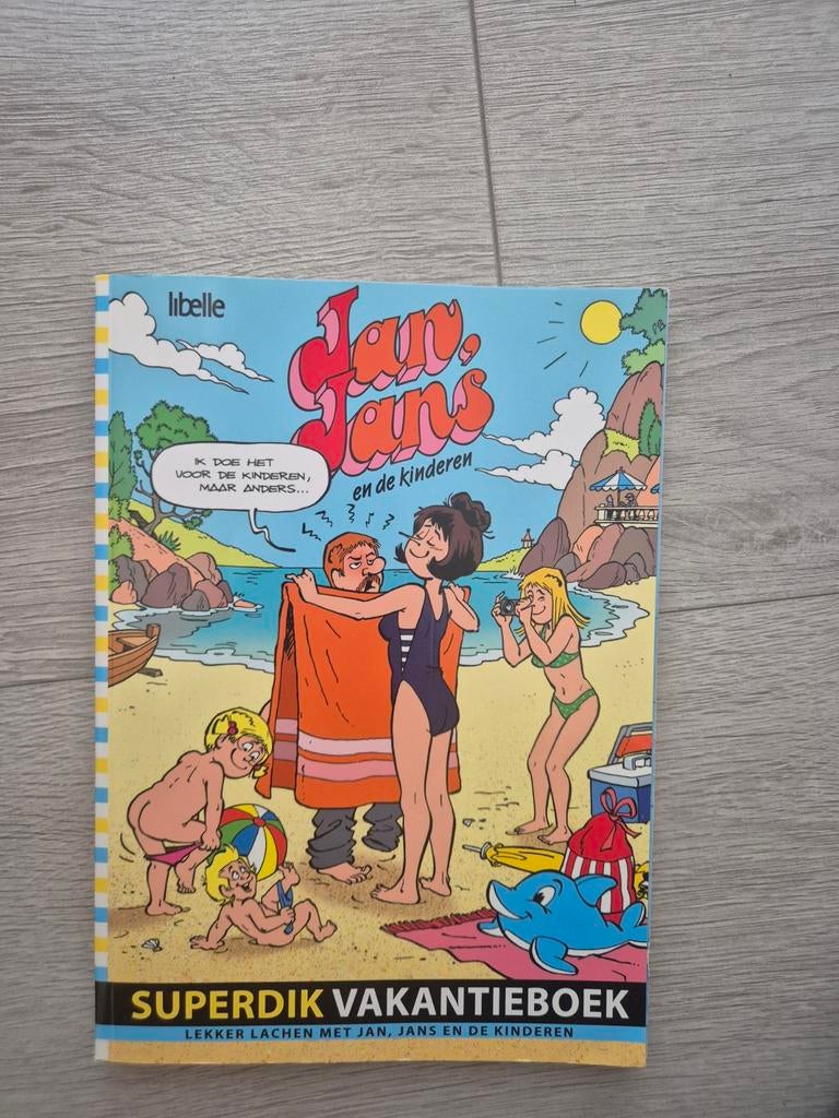 Superdik Vakantieboek Jan, Jans en de Kinderen Libelle, Eén stripboek, Ophalen of Verzenden, Gelezen, Jan Kruis