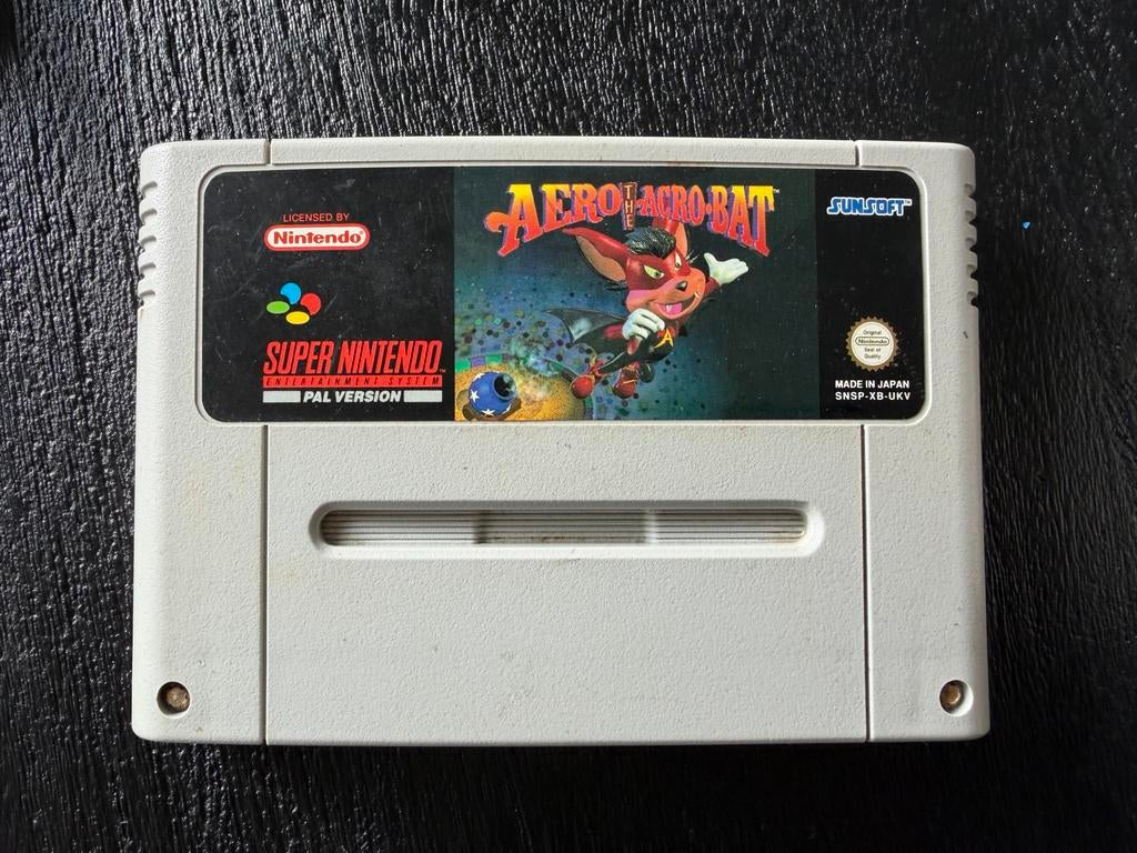 Aero the Acro-Bat - Super Nintendo (SNES) PAL, Ophalen, Gebruikt, 1 speler, Platform