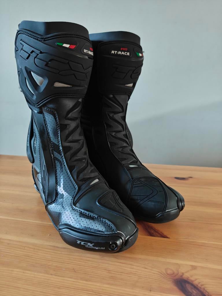 TCX RT-Race PRO Air Motorlaarzen - Maat 43 - ZGAN - Zwart, Motoren, Dames, Ophalen of Verzenden, TCX, Laarzen