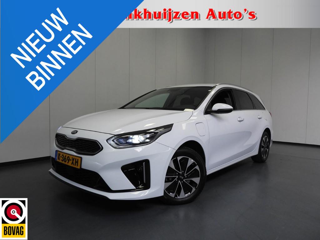 Kia Ceed Sportswagon 1.6 GDI PHEV DynamicPlusLine NAVI/CAMER, LED verlichting, Gebruikt, Leder en Stof, Wit