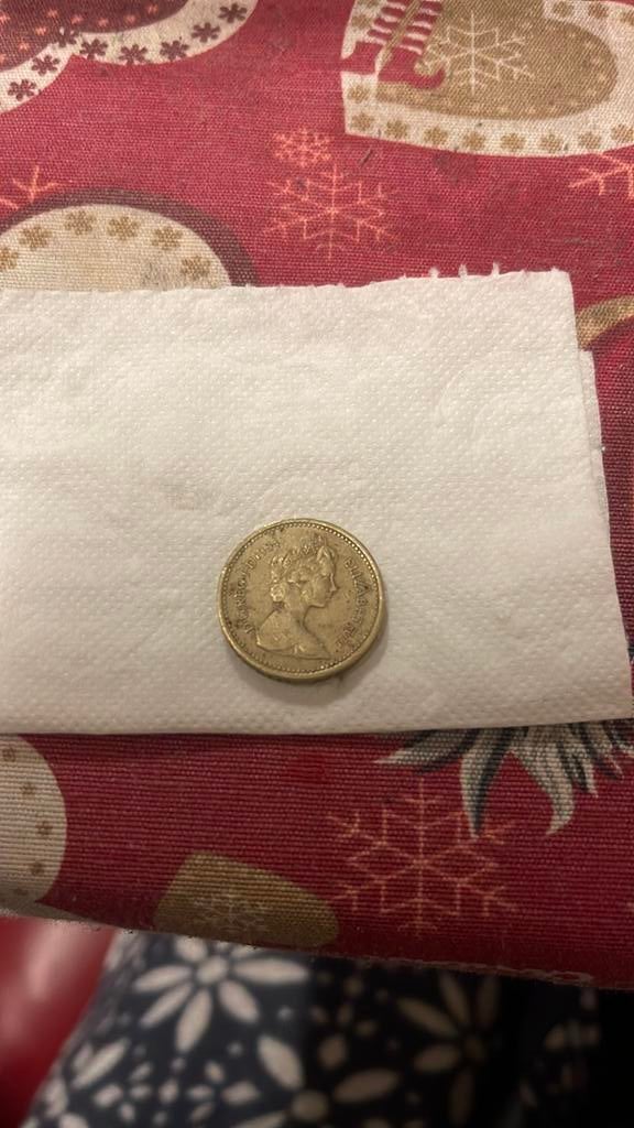 Munt One pound 1984, Ophalen of Verzenden, Buitenland, Munten