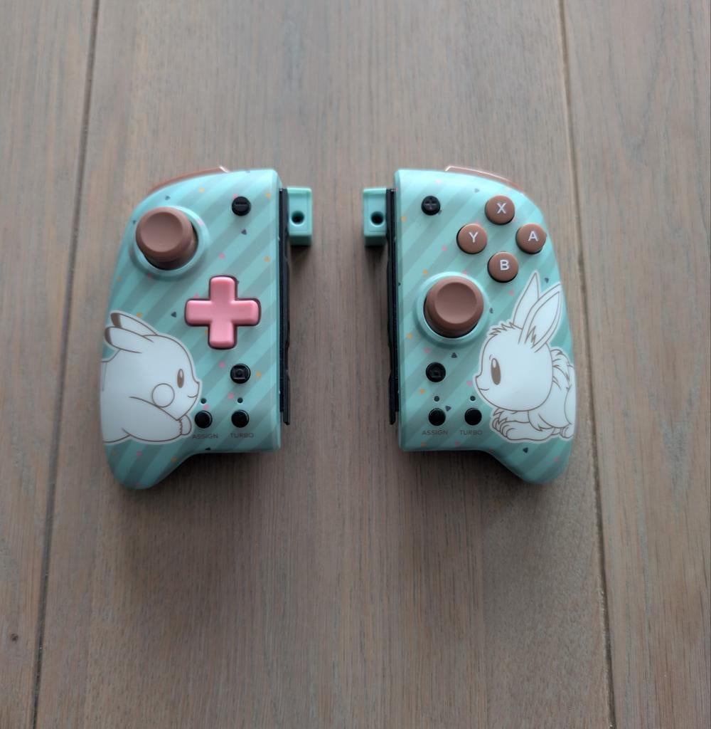 Nintendo Switch - Hori Split Pad Pro Pikachu & Eevee, Overige typen, Ophalen of Verzenden, Zo goed als nieuw, Draadloos