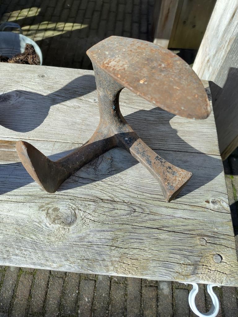 Antieke schoenleest, Antiek en Kunst, Antiek | Gereedschap en Instrumenten, Ophalen of Verzenden