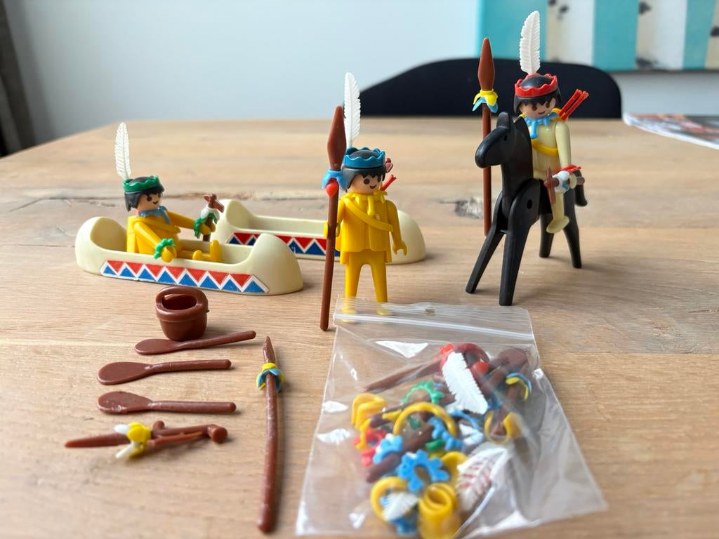Vintage Playmobil lotje indianen, Kinderen en Baby's, Speelgoed | Playmobil, Ophalen of Verzenden, Gebruikt, Los playmobil