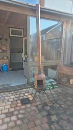 terrashaard / tuinkachel van staal, Ophalen, Gebruikt