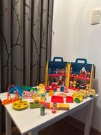 Sesamstraat huis met veel toebehoren Vintage speelgoed, Ophalen, Zo goed als nieuw