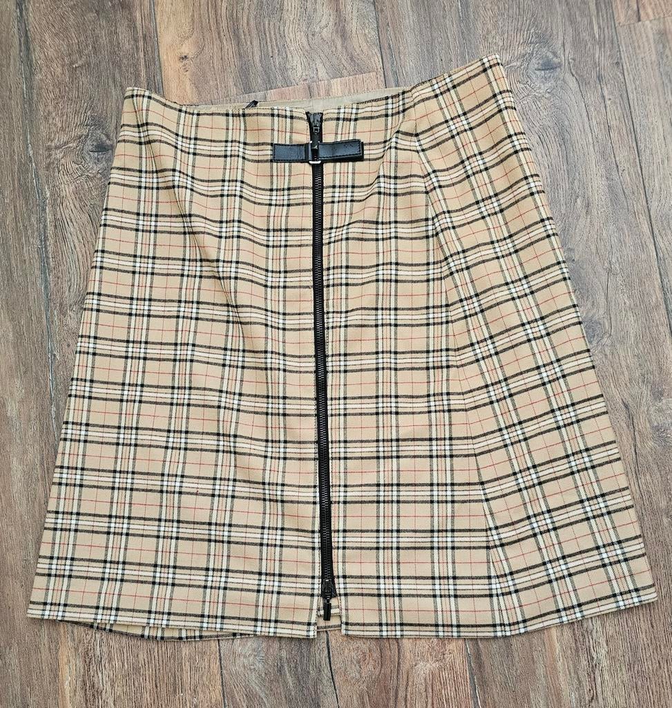 Betty Barclay prachtige ruit rok mt 40 in zeer goede staat., Ophalen of Verzenden, Zo goed als nieuw, Maat 38/40 (M), Beige