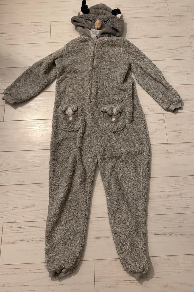 Onesie maat 140 146 hunkemöller huispak nachtkleding 140 146, Ophalen of Verzenden, Zo goed als nieuw, Meisje