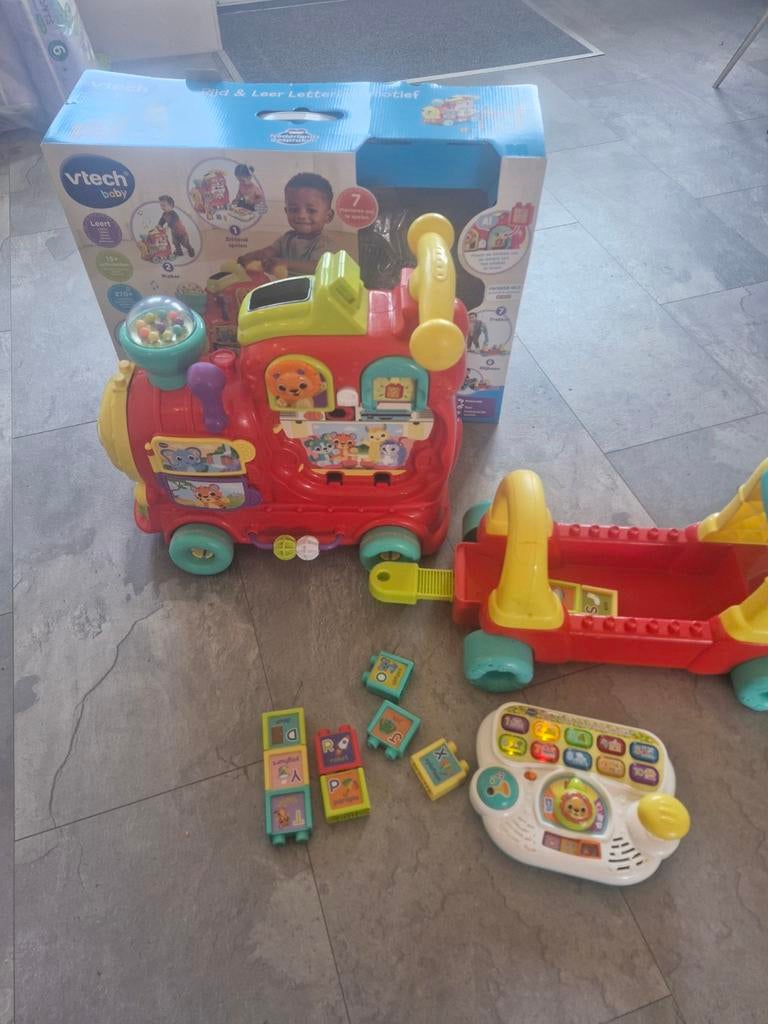 VTech locomotief loopkar, Ophalen, Gebruikt, Overige typen, Met licht