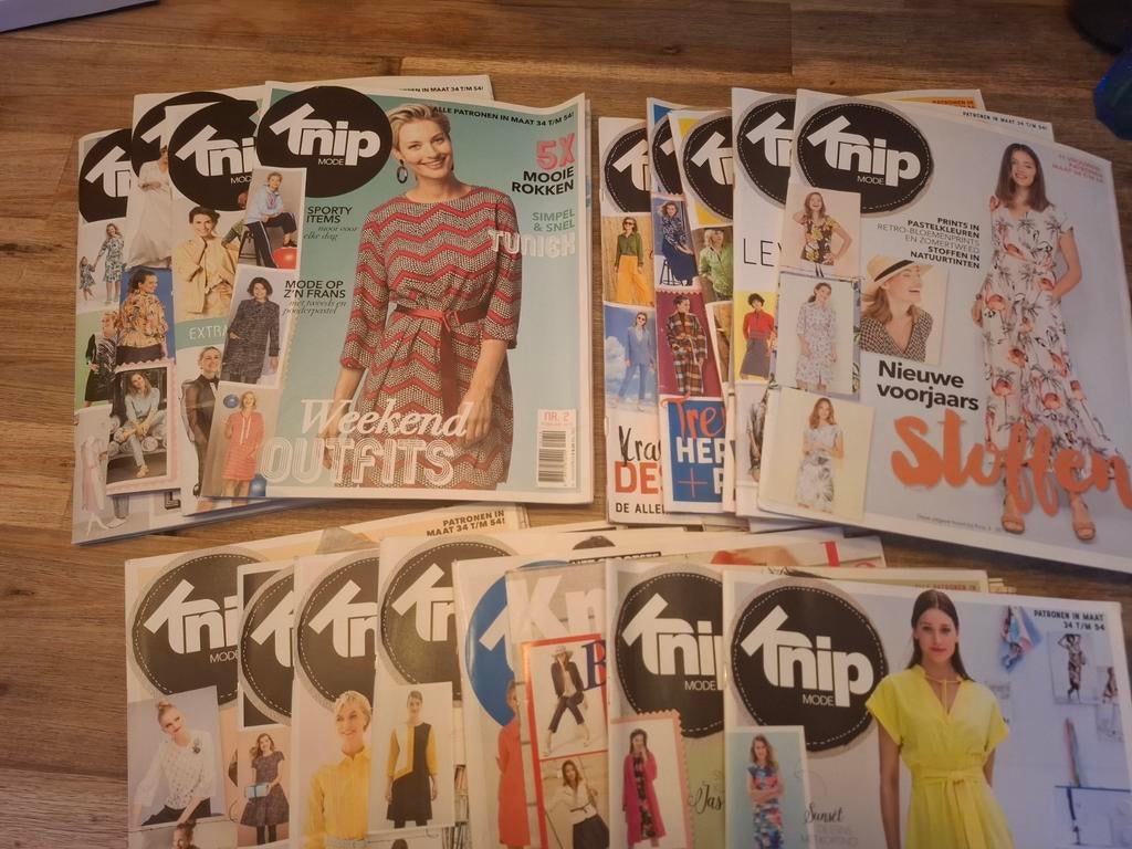 Knipmode tijdschriften 2016-2020, Ophalen of Verzenden, Zo goed als nieuw, Vrouw, Knipmode