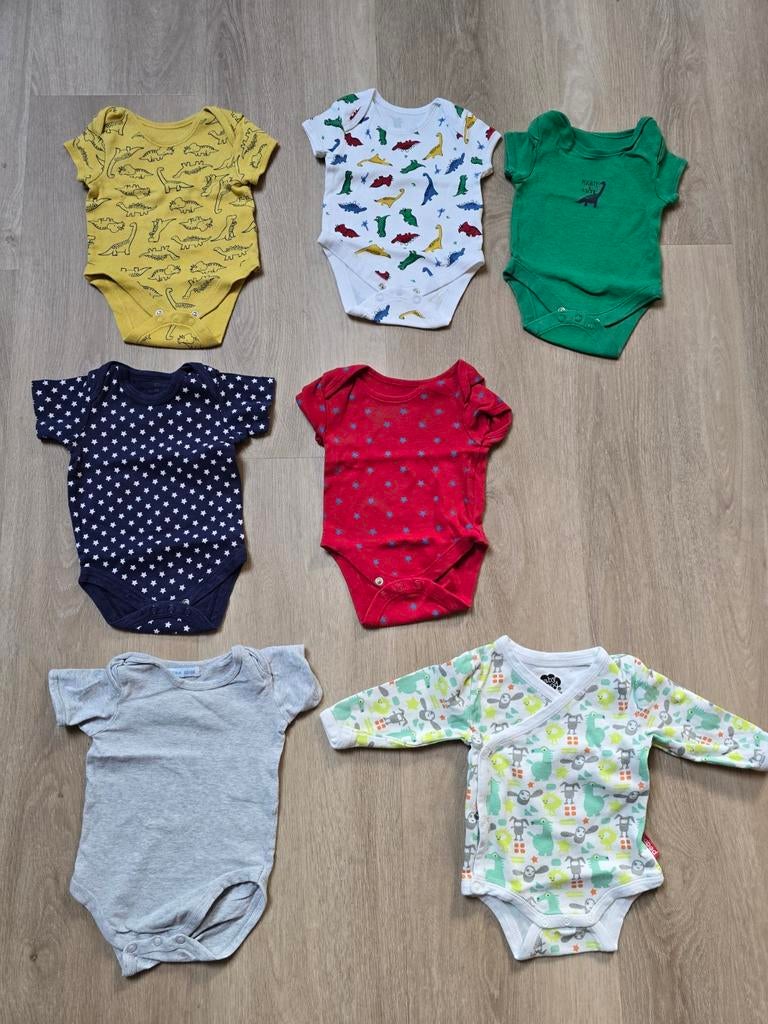 Kledingbundel 7 rompers mt 62/68, Kinderen en Baby's, Babykleding | Maat 68, Ophalen of Verzenden, Zo goed als nieuw