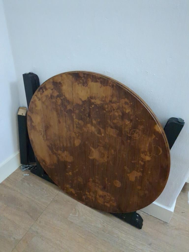 Gratis IKEA GAMLARED tafel, Ophalen, Gebruikt, 50 tot 100 cm, Rond