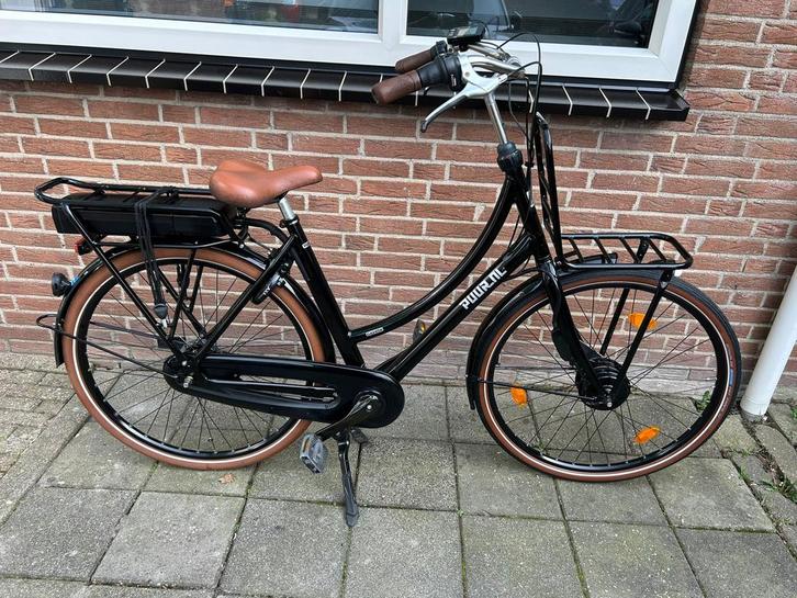 Elektrisch fiets Gazelle Puur NL Panasonic voorwielmotor, Fietsen en Brommers, Elektrische fietsen, Zo goed als nieuw, Gazelle