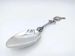 Zilveren gedachtenislepel met paard, H. Ament, Joure, 1871, Antiek en Kunst, Verzenden, Zilver