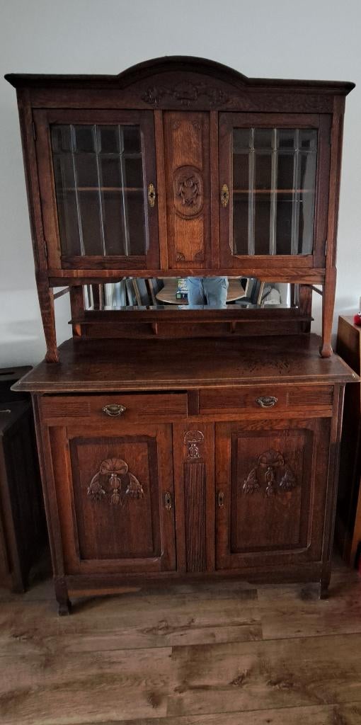 1Kast, Huis en Inrichting, Kasten | Buffetkasten, Ophalen, Gebruikt, 100 tot 150 cm, 200 cm of meer