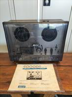 AKAI 4000DS MKII in doos met gebruiksaanwijzing, Ophalen of Verzenden, Bandrecorder, Met stofkap
