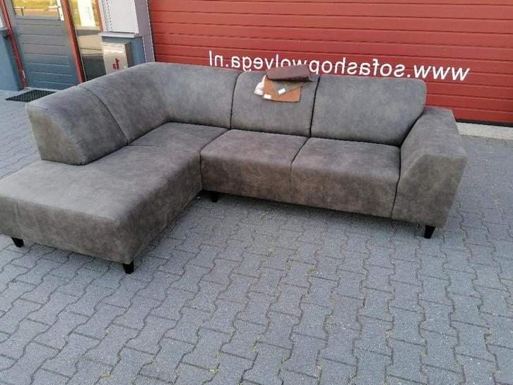 hoekbank Ramona ,stof Preston, 5 kleuren €798,-, Huis en Inrichting, Banken | Complete zithoeken, Nieuw, Hout, Kunststof, Leer