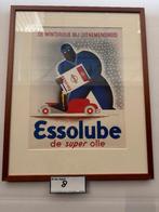 Essolube ''de super olie'' reclame, Ophalen, Zo goed als nieuw, Reclamebord