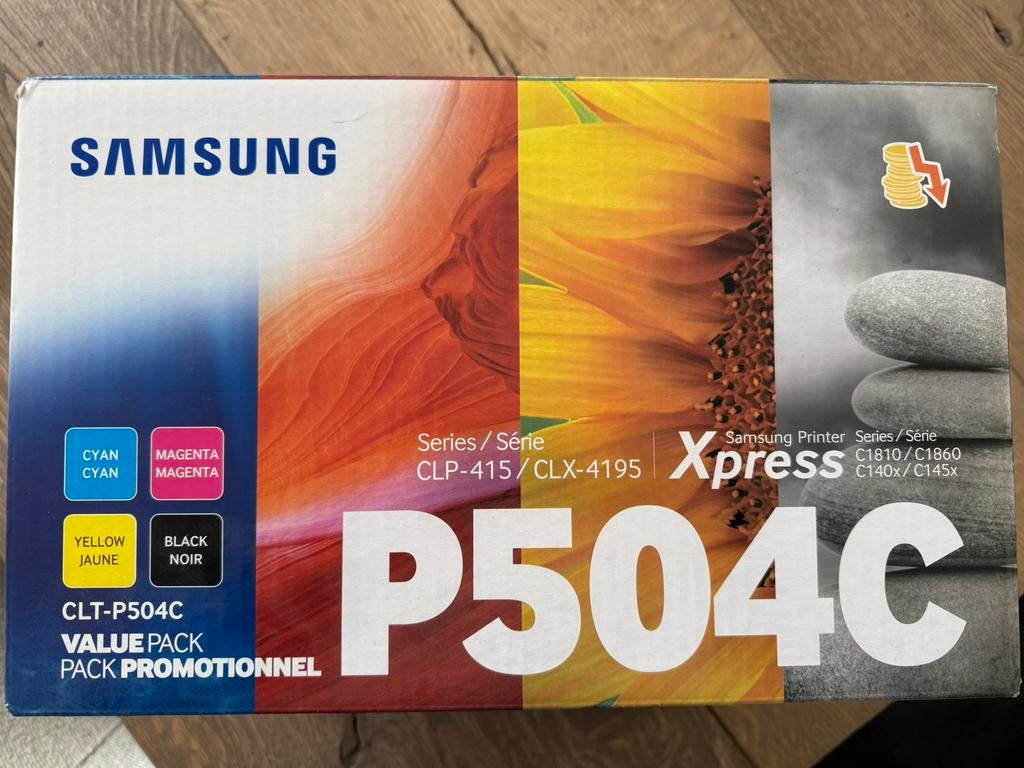 Samsung CLT-P504C tonercartridge value pack, Computers en Software, Printerbenodigdheden, Nieuw, Toner, Ophalen of Verzenden