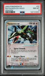 Rayquaza ex PSA 8, Ophalen, Zo goed als nieuw, Losse kaart, Foil