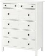 IKEA Hemnes ladekast met 6 lades - Wit, Ophalen, Gebruikt, 5 laden of meer, 100 tot 150 cm