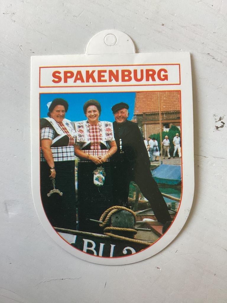 Sticker Spakenburg, Verzenden, Zo goed als nieuw