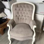 Landelijk Chesterfield Fauteuil - Recent Bekleed, Huis en Inrichting, Fauteuils, Ophalen, Gebruikt, Minder dan 75 cm, 75 tot 100 cm