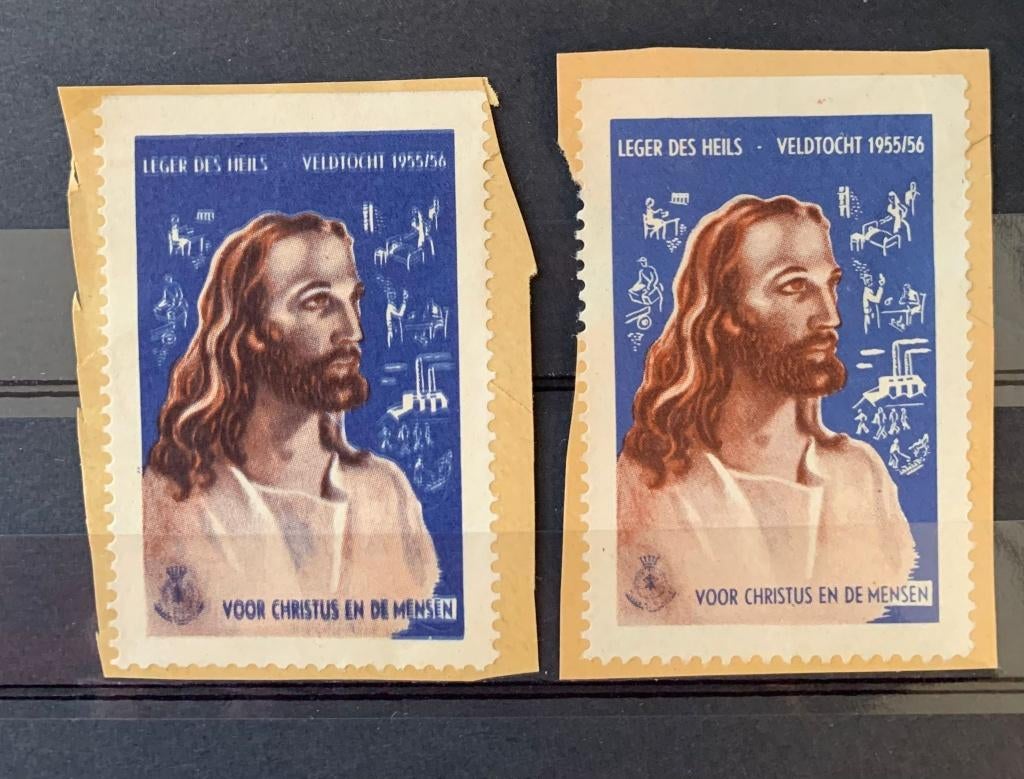 Sluitzegels Leger Des Heils #2, Verzenden, Na 1940, Gestempeld