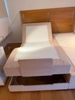 BOX SPRING SWISS SENSE ELEKTRISCH 180 X 200 MET HOOFD BORD, Ophalen, Tweepersoons, Zo goed als nieuw, 180 cm