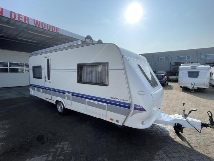 Hobby Excelsior 540 UL Mover luifel en voortent, Caravans en Kamperen, Caravans, Bedrijf, tot en met 4, 1250 - 1500 kg, Rondzit